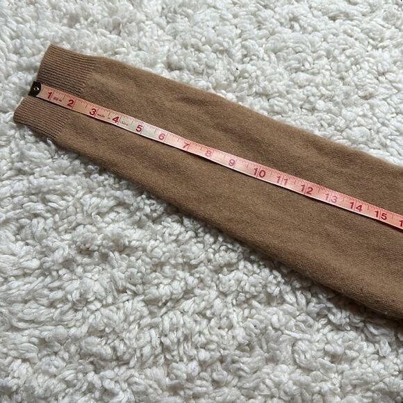 100% Cashmere Luxury Cheetah Print Lightweight Sweater Charter Club Flawed FFF12 - Picture 9 of 11